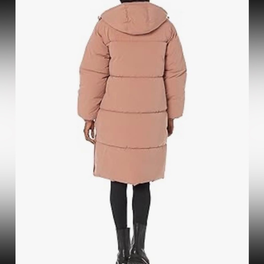 Amazon Essentials Light Brown Puffer Jacket NWT - image 5